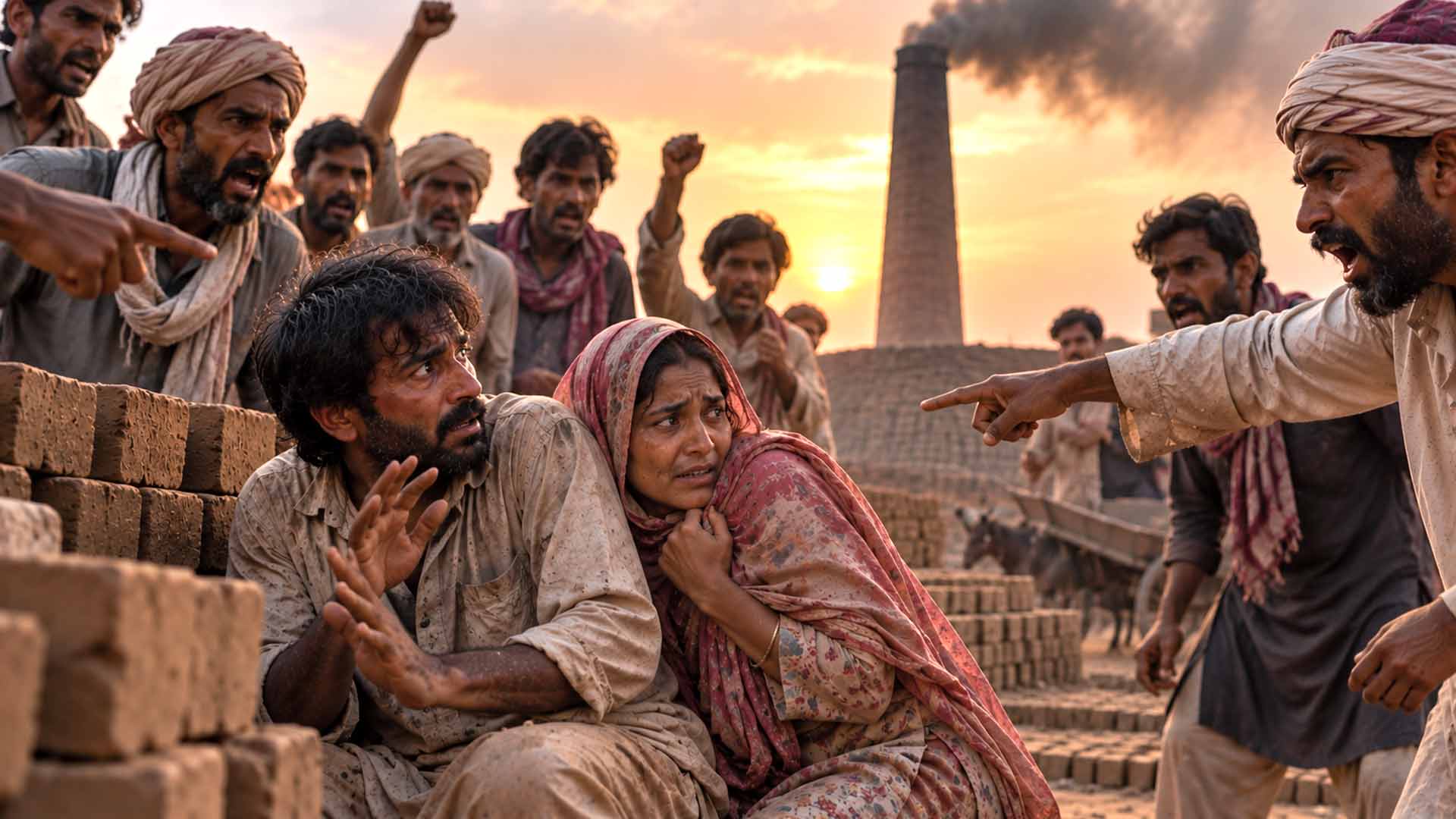 Christliche Ziegeleiarbeiter in Pakistan zwischen Armut und religiöser Benachteiligung – Symbolbild